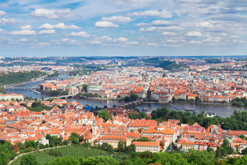 Obraz premium Prague from above