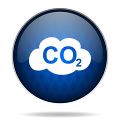 carbon dioxide internet icon