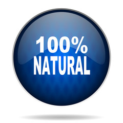 100 percent natural internet icon