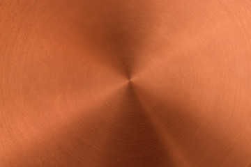polished copper surface