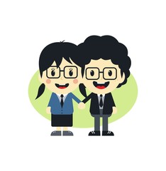 love couple cartoon character