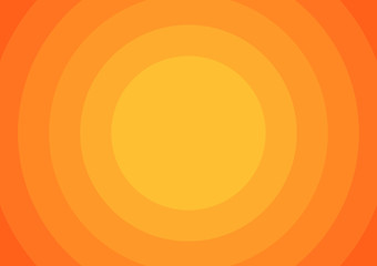 Background with 6 orange circles from light to dark orange - 69214586