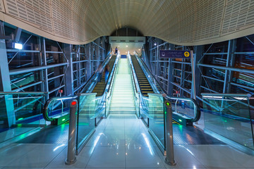 Metro station in Dubai Internet City, UAE. © Patryk Kosmider