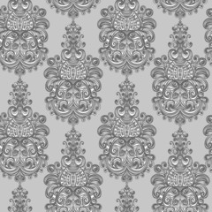 Seamless vintage baroque background.
