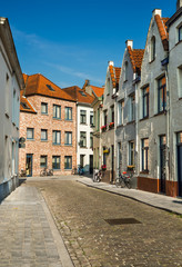 Naklejka na ściany i meble Bruges, Flanders, Belgium