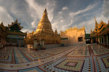 Soon U Pone Nya Shin Paya Pagoda on Sagaing hill,Myanmar.