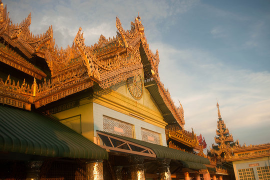 The Pavilion on Soon U Pone Nya Shin temple,Myanmar.