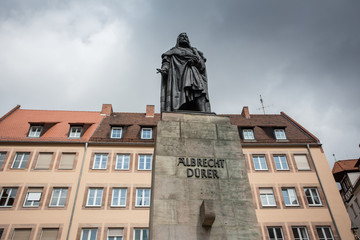 Fototapeta premium albrecht duerer statue nuernberg