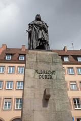 Naklejka premium albrecht duerer statue nuernberg