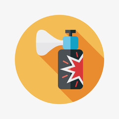 Obraz premium party horn flat icon with long shadow,eps10