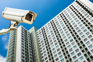 CCTV Camera or surveillance operating with condominium building