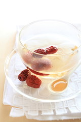 Chinese medical, jujuba and honey water