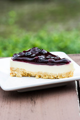 Blueberry cheesecake