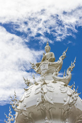 The White buddha status, Rong Khun temple, Thailand
