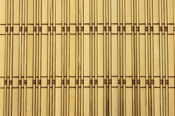 mat made out of bamboo pieces