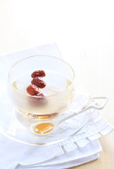Chinese medical, jujuba and honey water