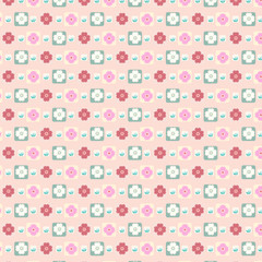 vector seamless pattern floral background