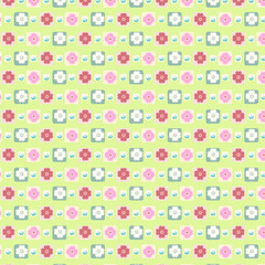 vector seamless pattern floral background