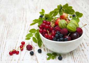 Assorted fresh berries
