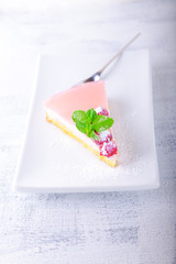 Yogurt cheesecake