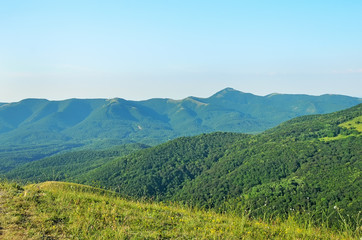 Fototapeta na wymiar Caucasus Mountains in summer