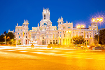 Fototapeta premium Plaza de la Cibeles Madrid
