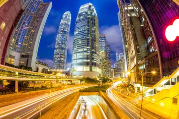 Fototapeta na wymiar Hong Kong Central Skyline