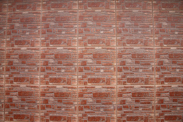 Tile pattern of a stone wall.