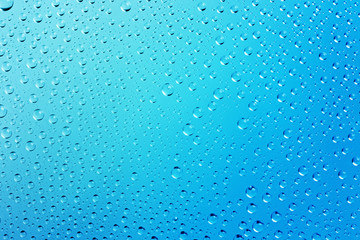 Blue Abstract Water Drops  Background