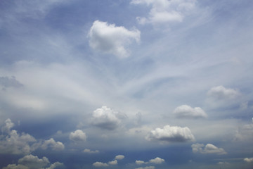 Fototapeta premium blue sky with clouds closeup