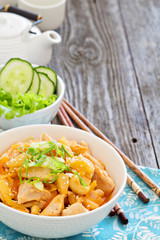 Chicken in sweet and sour sauce