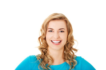 Fototapeta premium Young casual woman style. Studio portrait