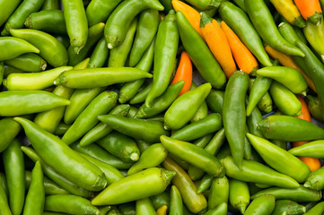 Chiles roasting