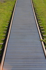 Fototapeta premium neue Nutzung alter Gleise