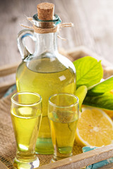 Limoncello in small shots