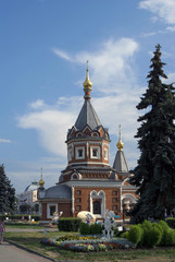 Fototapeta na wymiar Chapel of Alexander Nevsky in Yaroslavl, Russia.