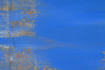 Blue old wooden background