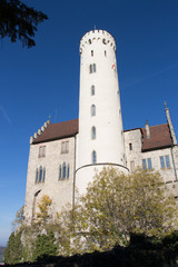 Fototapeta na wymiar Schloss Lichtenstein, Deutschland