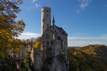 Fototapeta na wymiar Burg Lichtenstein