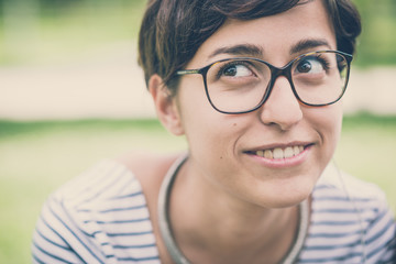 young hipster woman