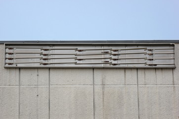 Old fluorescent tubes from illuminated advertising