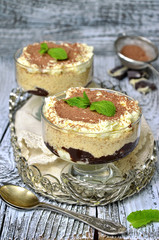 Whipped sour cream dessert.