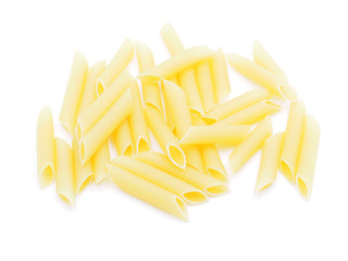 pasta on a white background