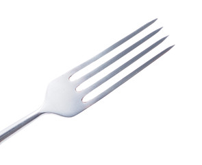 forks on white background