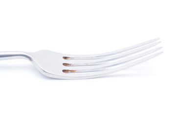 forks on white background