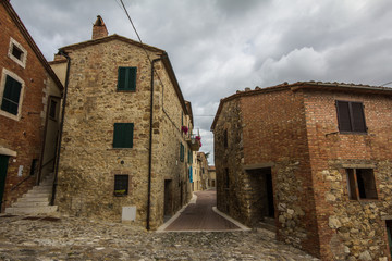 Antico borgo medievale in Toscana