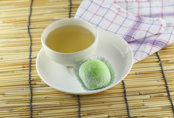 Japanese desserts made of sticky rice.
