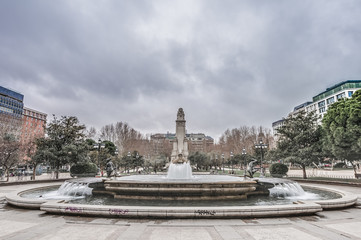 Spain Square in the spanish capital.