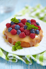 fresh berries tart