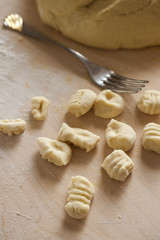 Homemade gnocchi